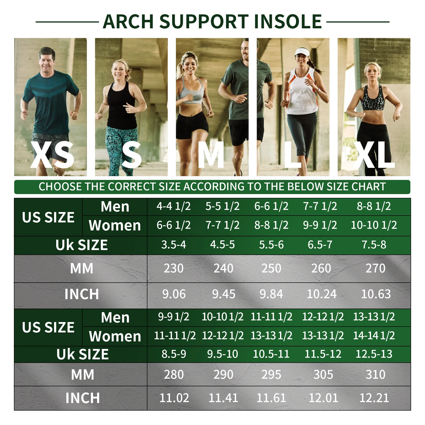 Orthopädische Sport-Einlegesohle für Plantarfasziitis, für Männer und Frauen, Sneaker, Plattfüße, hohe Fußgewölbestütze, orthopädische Einlagen, Plantillas-Einlegesohle – Detail 2