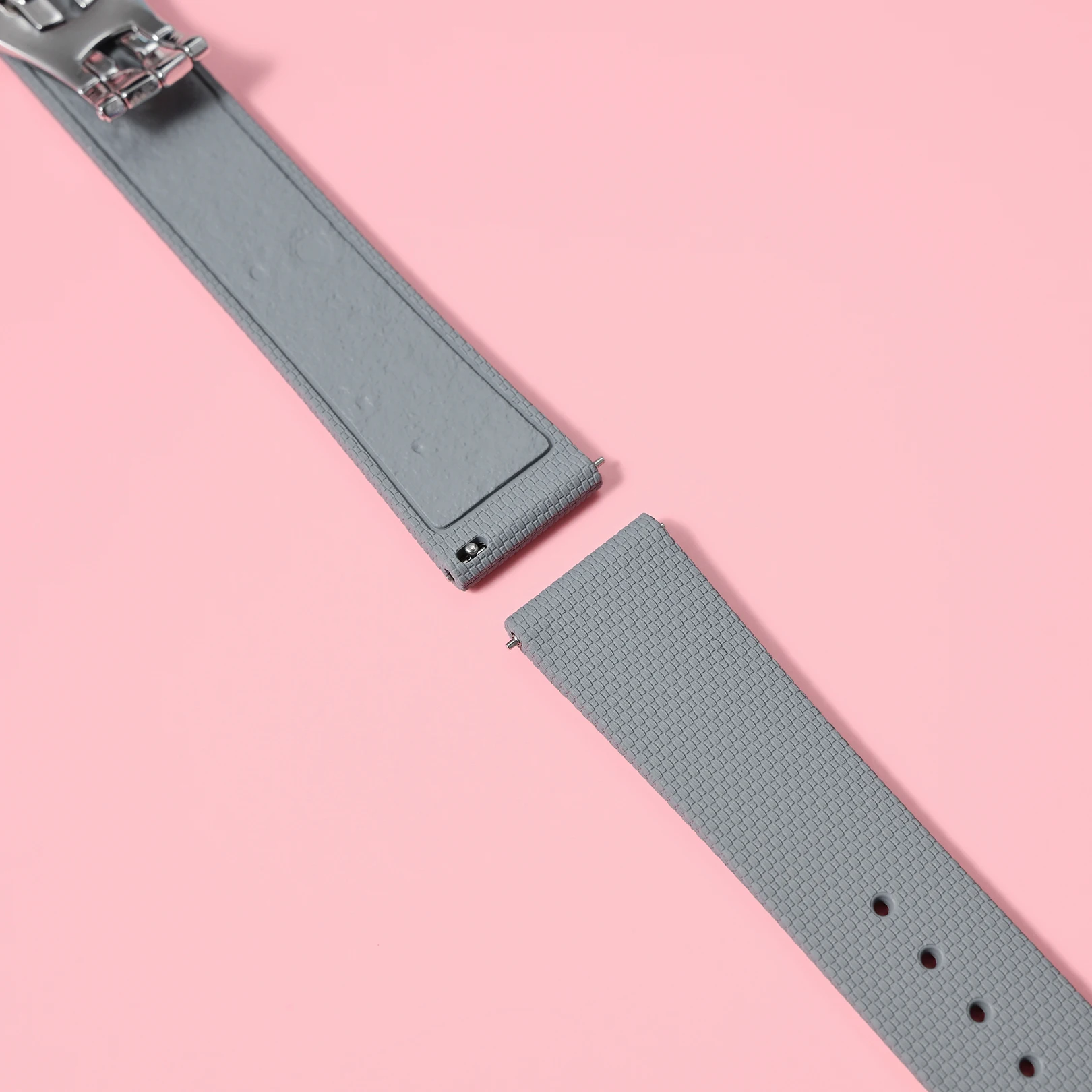 فلورو المطاط حزام ل سواتش X أوميغا MoonSwatch 20 مللي متر FKM الإفراج السريع العالمي حزام (استيك) ساعة سوار ل ساماستر 300 600 #4