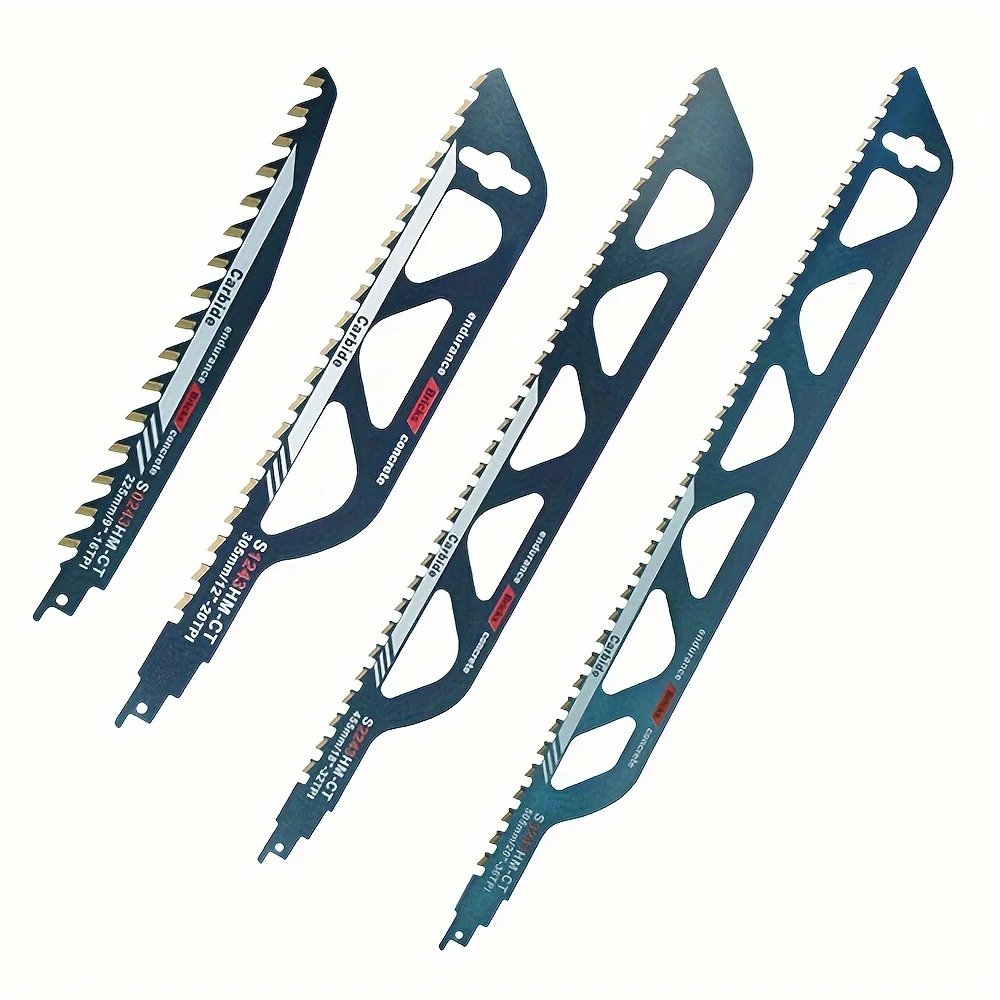 Versatile Alloy Reciprocating Saw Blade for Cutting Bubble Brick Hollow Brick Red Brick and Concrete Block with Hand Tools