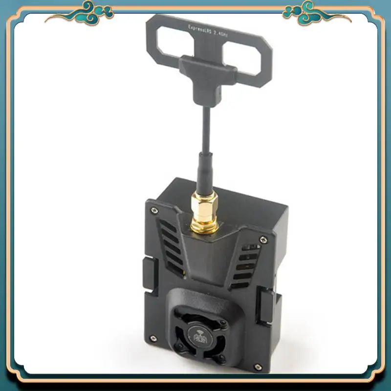 (新品)-新しい ES24TX Pro 1000Mw 2.4G Expresslrs ELRS TX モジュール 冷却ファン付き RGB LED モジュール RC 飛行機 FPV ドローン用