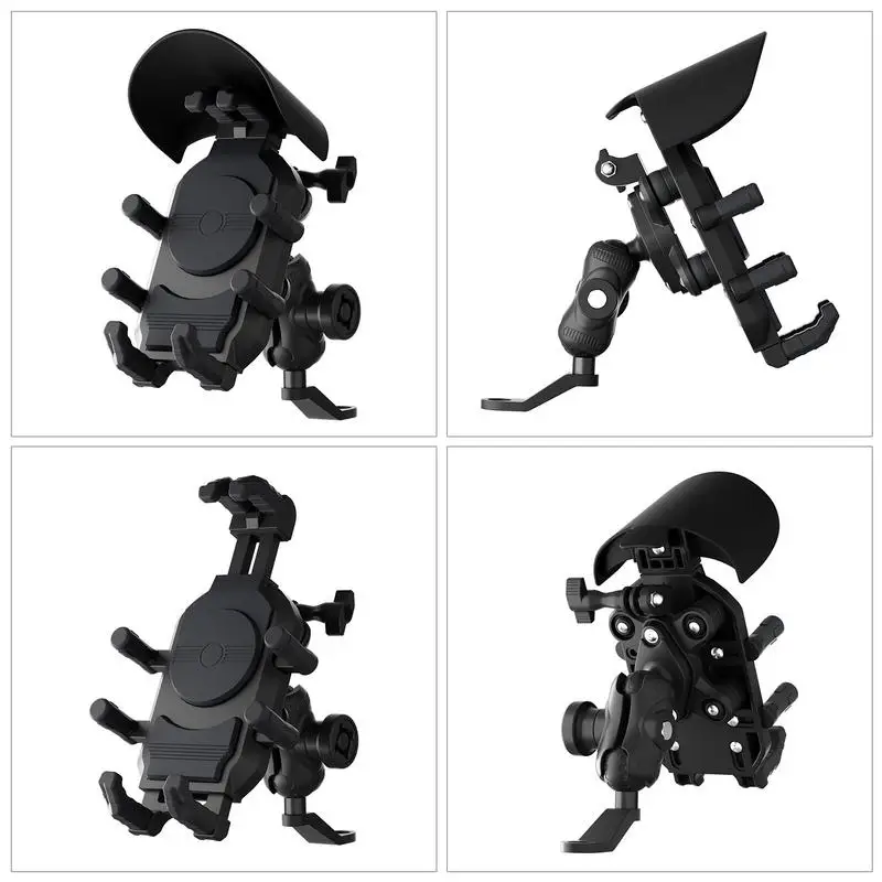 Cycling Phone Holder Handlebar Mobile Phone Bracket Motorcycle Mobile Phone Holder Handlebar Stand Phone Bracket Bicycle Outdoor