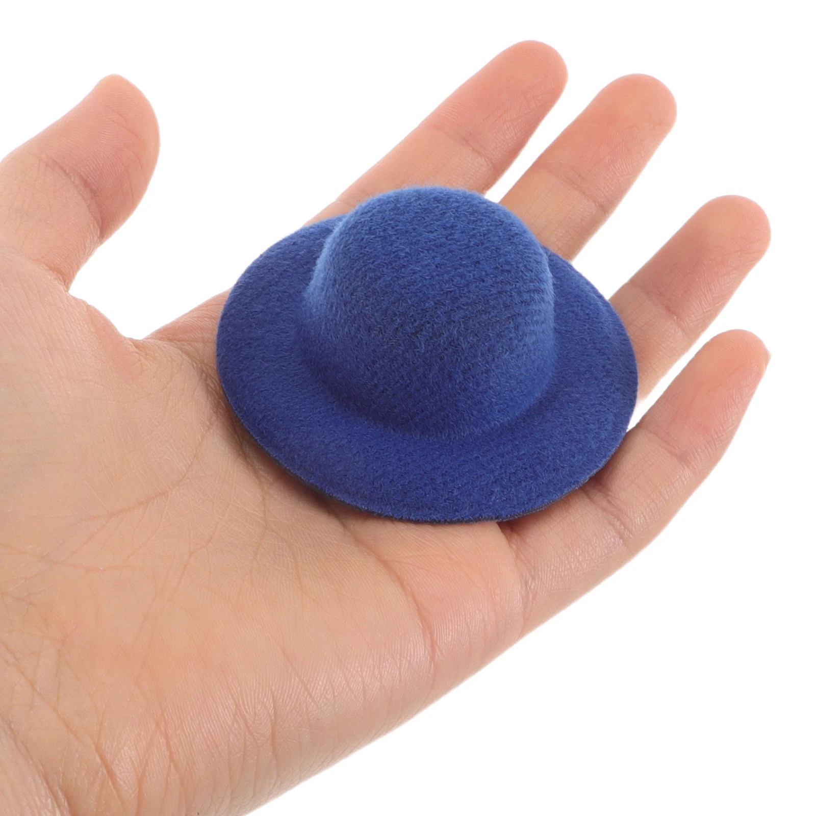 

15 Pcs Mini Handmade Hat Cute Tiny Top Formal Decorations Supplies Korean Version Cloth Child Black DIY Hats