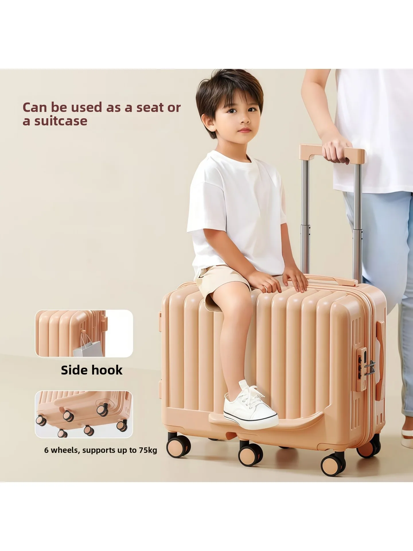 children's-travel-suitcase-2025-new-model-20-inch-boarding-box-small-password-box-boys-and-girls-can-sit-and-ride-retro-style