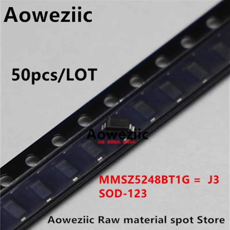 Aoweziic 2023+ 100% New Imported Original  MMSZ5248BT1G MMSZ5248BT J3 SOD-123 Zener Diode 0.5W 18V