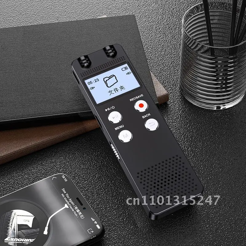 

Professional Digital Voice Recorder Pen Portable Meeting Timer Voice Control MP3 WAV Format Student Lawyer Journalist