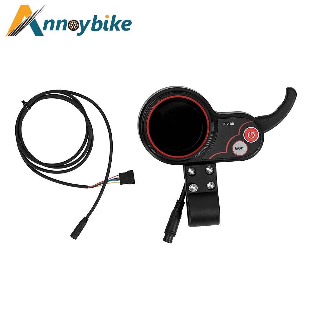 Electric Bicycle Controller With LCD Display 36V 350W500W 48V 800W1000W Electric Scooter 6 Pin Plug LCD Meter  finger throttle