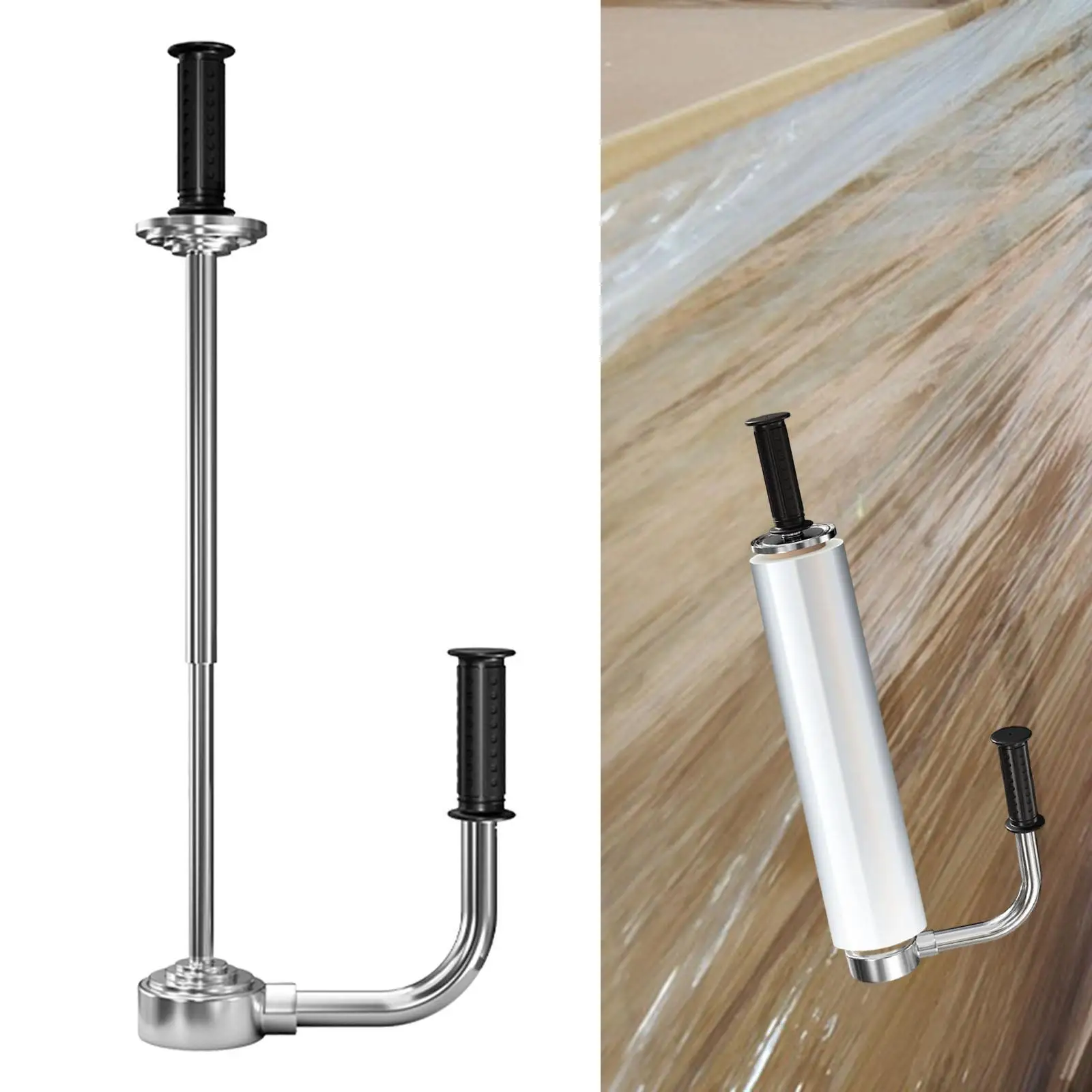 

Professional Compact Pallet Wrapping Tool, Manual Film Dispenser for Efficient Packing