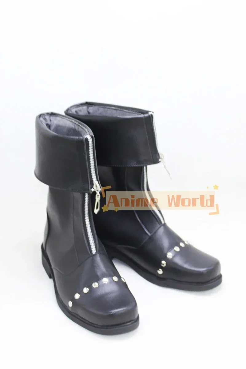 Cloud Strife Cosplay Shoes FF7 Cosplay Prop Halloween Carnival Boots PU Shoes Custom Made