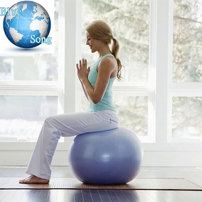 1pc Durable and Thickened Yoga Ball for lmproved, Anti-Burst Yoga Balance Ball for Pilates, Postpartum Recovery and CoreWorkout