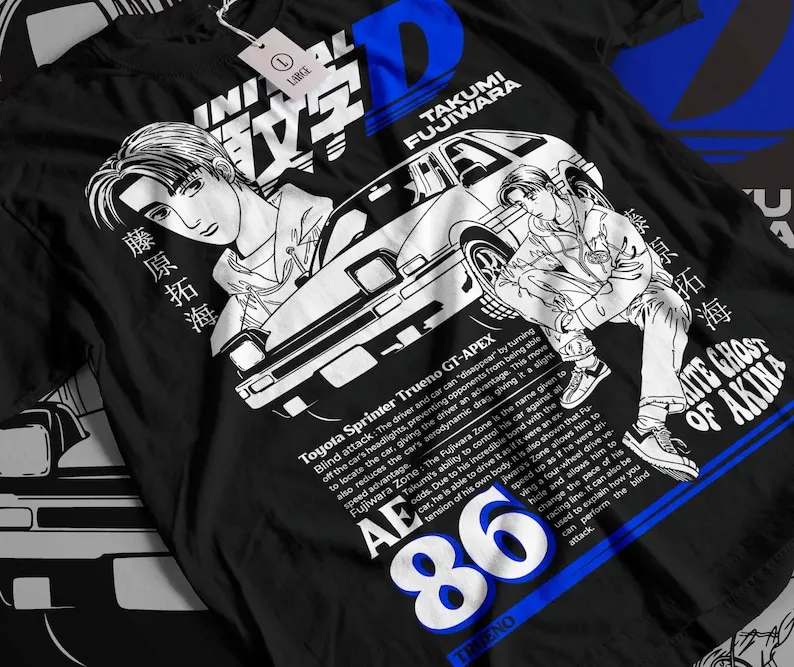 

Футболка INITIAL D-унисекс