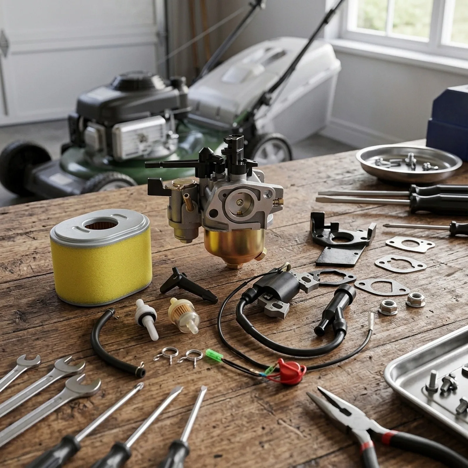 As Shown Carburettor Kit Fuel System Upgrade Components for tiller Compatibility With for honda Improved Engine Efficiency