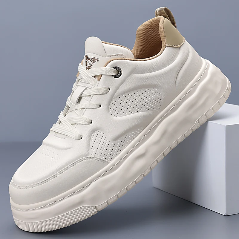 

2025 Men's New Autumn German-Style Training Sneakers - Chunky Low-Tops, Breathable & Versatile for Skateboarding & Casual Wear