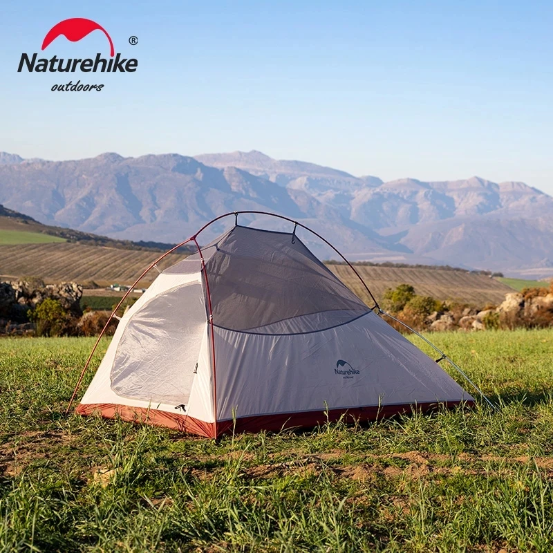 Naturehike barraca de 1 pessoa ultraleve à prova d'água barraca de acampamento ao ar livre barraca profissional com tapete 20d 210t mochila de nylon ciclismo