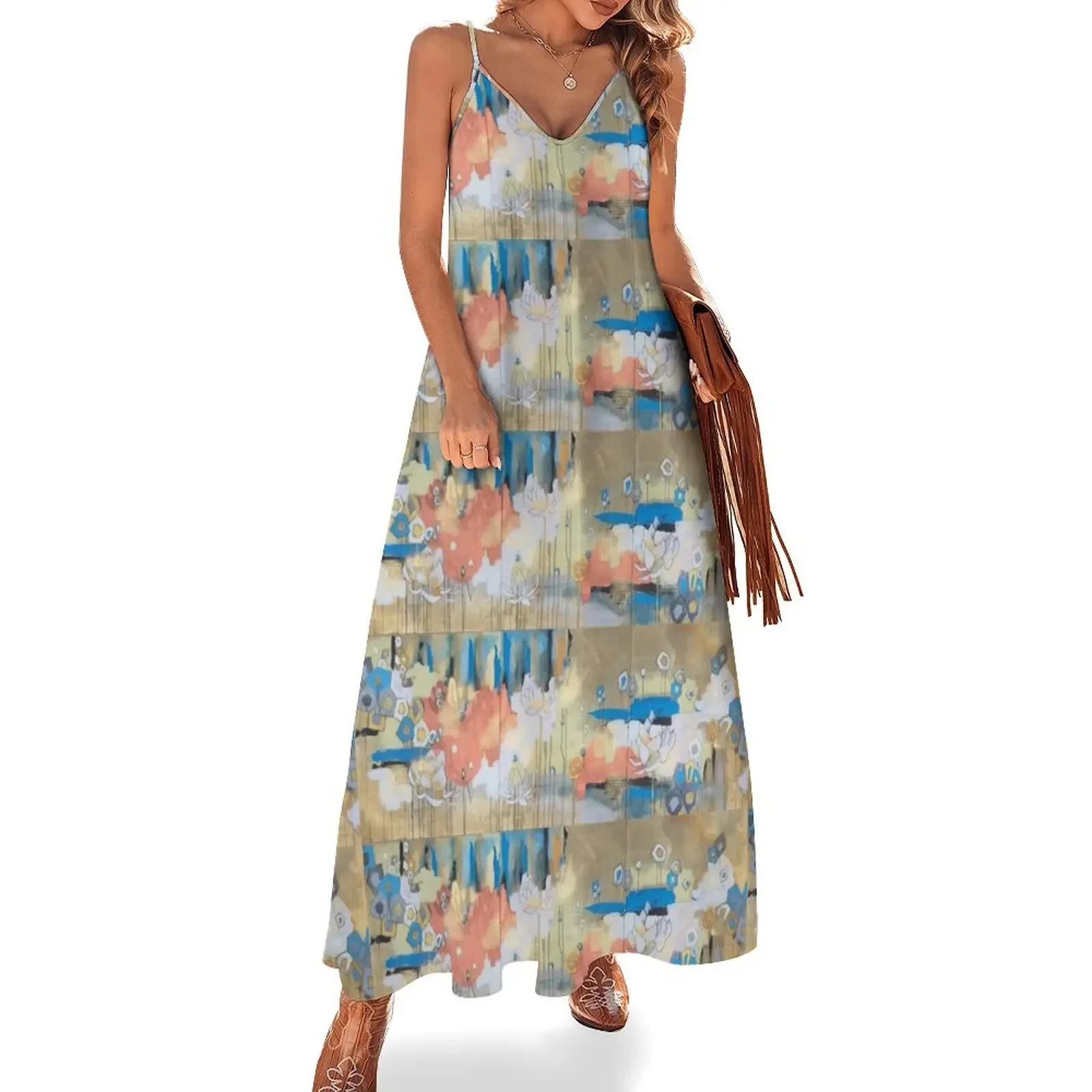 

In Bloom Sleeveless Dress summer dress korean women summer clothes