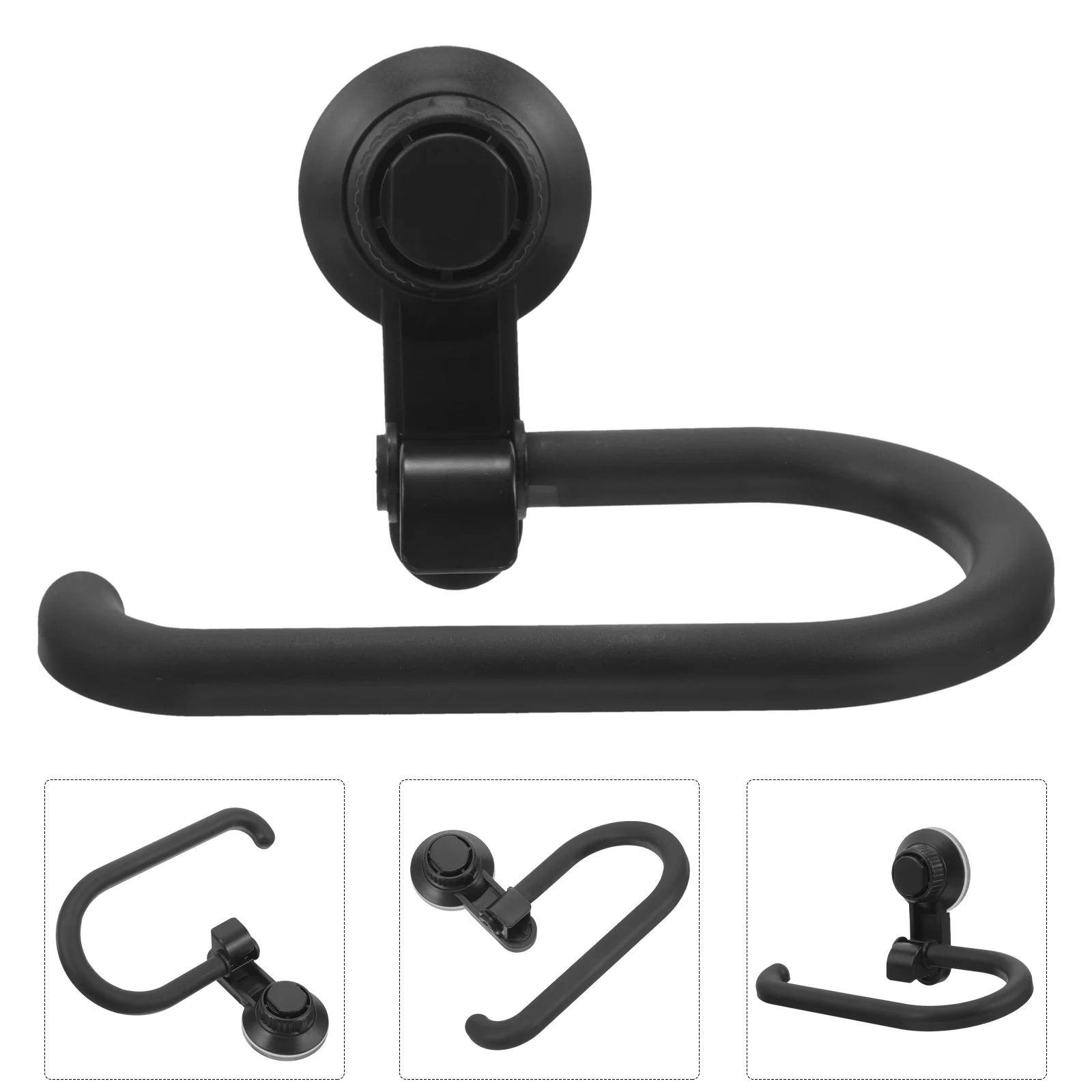 

Suction Cup Paper Towel Holder Wall Mount Toilet Tissue Bathroom Adhsive Rack Portable