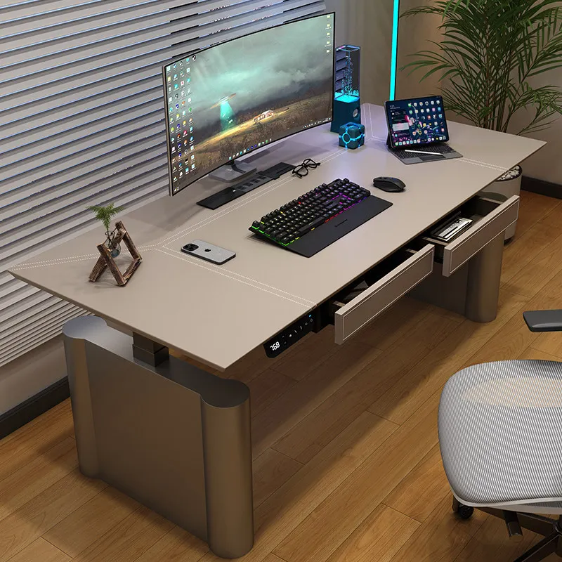 

Display Design Office Desk Multifunctional Luxury Drawer Standing Gaming Computer Office Desk Modern Ufficio Hotel Furniture