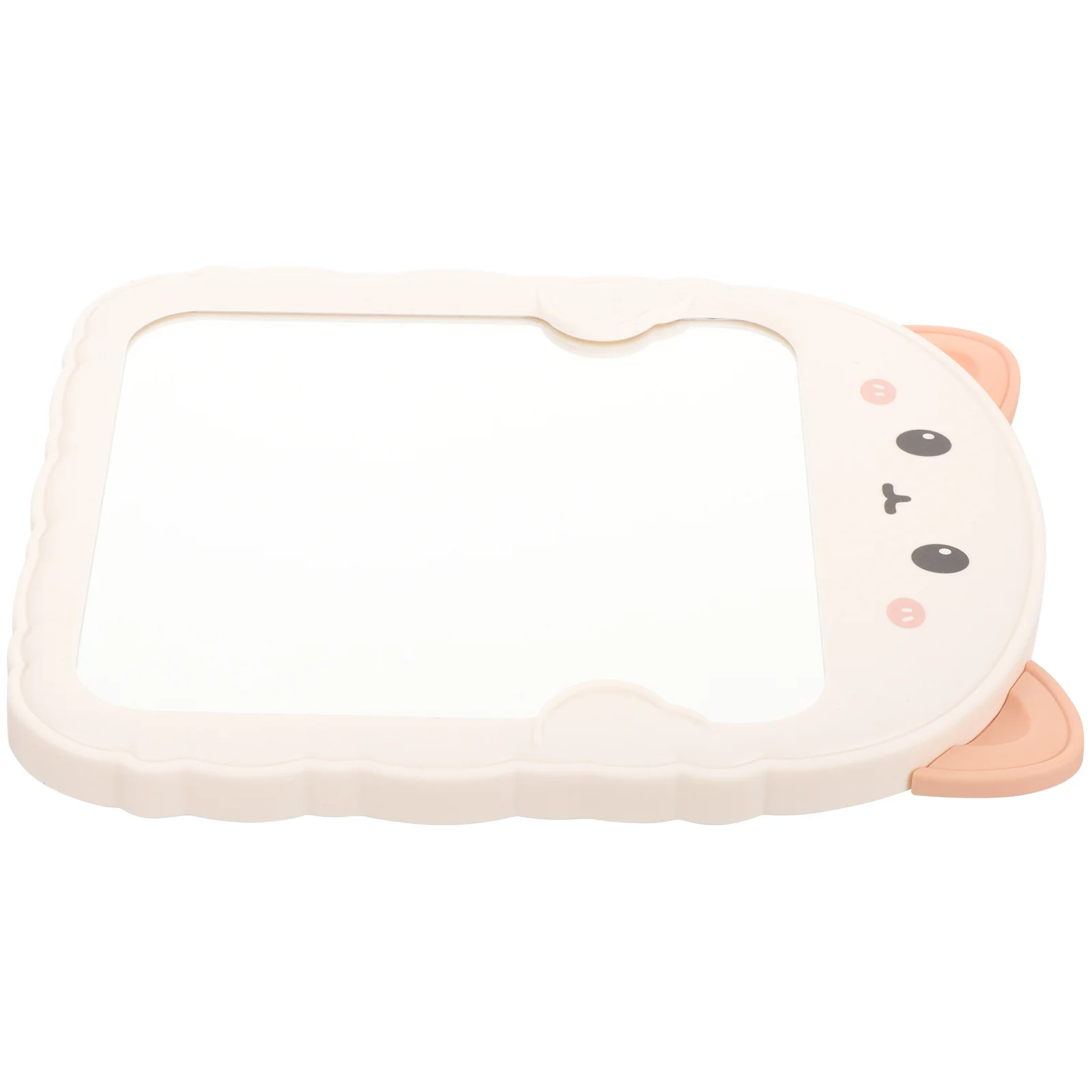 かわいいクマ耳折りたたみ式化粧鏡、携帯用バニティデスクトップトラベルミラー、日常使いに