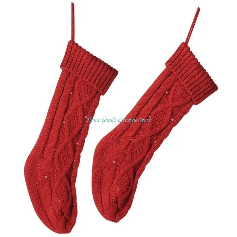 E74E 2Pcs Knitted C… - image