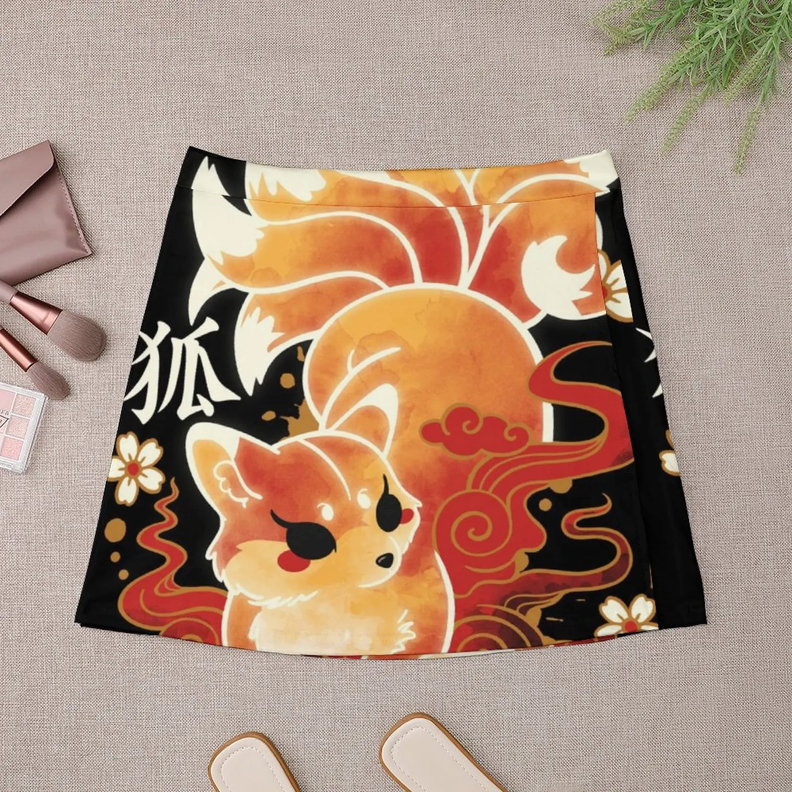 Kitsune kawaii minirok minirok Damesrok Mini