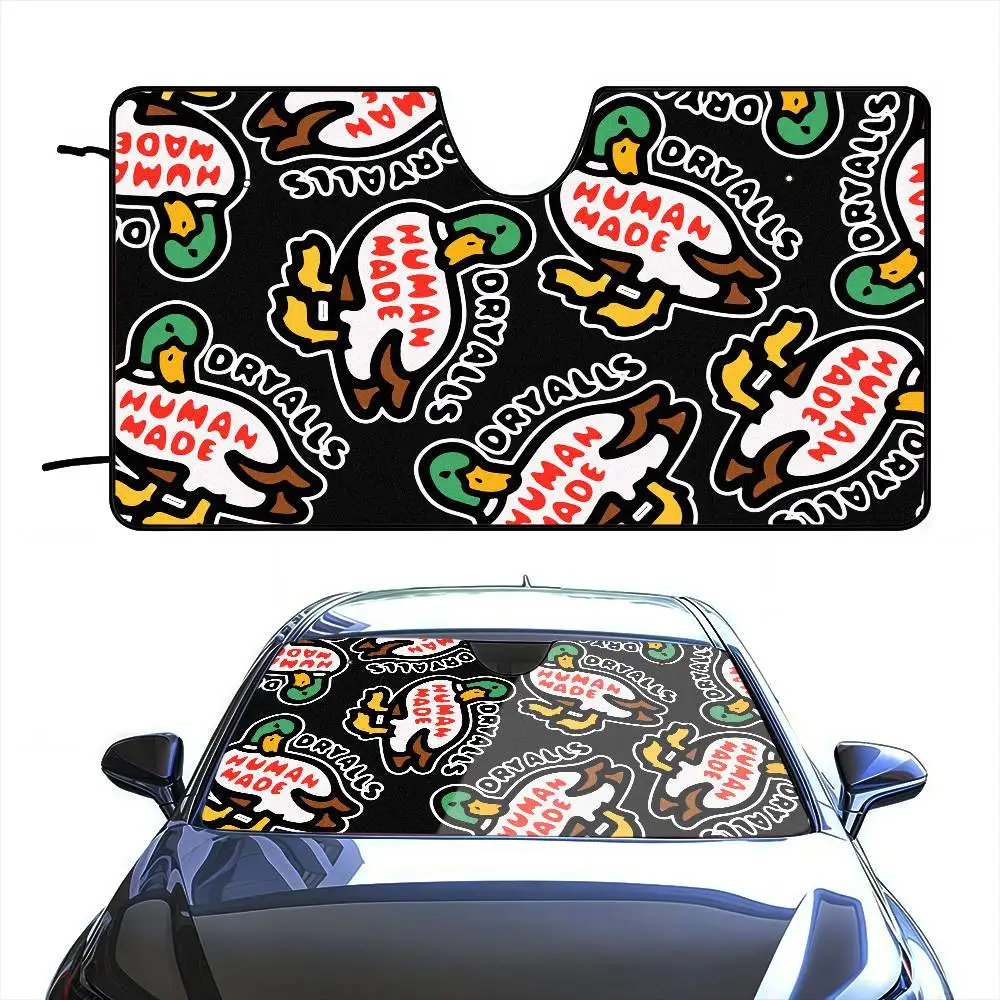 H-الإنسان صنع نيغو مظلة السيارات الستائر الشمسية حماية الزجاج الأمامي ظلة الشمس الظل السيارات الشمس قناع سيارة يغطي #2