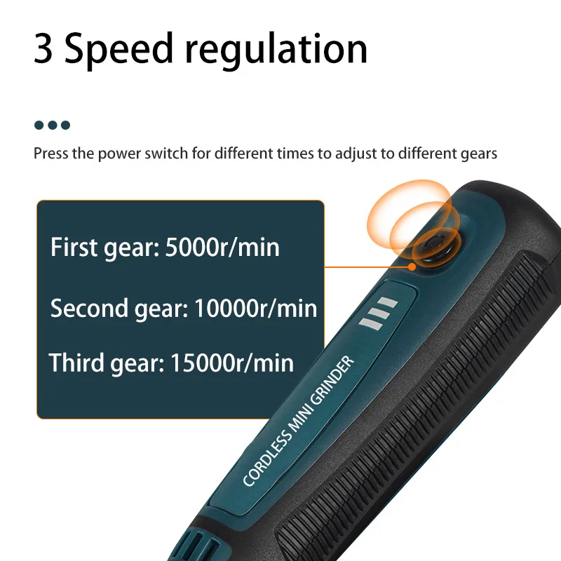 USB Cordless Electric Grinder Portable Carving Tool Set 1/15/50PCS for Jade Polishing DIY Projects Power Tools Rotary Engraver for Wood Stone Glass Jewelry Polishing Hobby Craft Home Use Tool Gift for Men Women - view 5