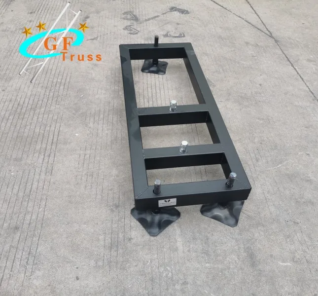 Easy Setup Steel LED Screen Ground Support Stand Led Screen Back Truss Support Systems