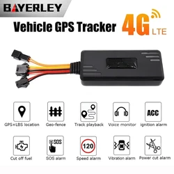 4G Vehicle 8pin GPS Tracker CY06 2G/4G Car Locator GPS Real-Time Tracking Remote Oil Cut-off Microphone SOS  GPS+LBS+AGPS