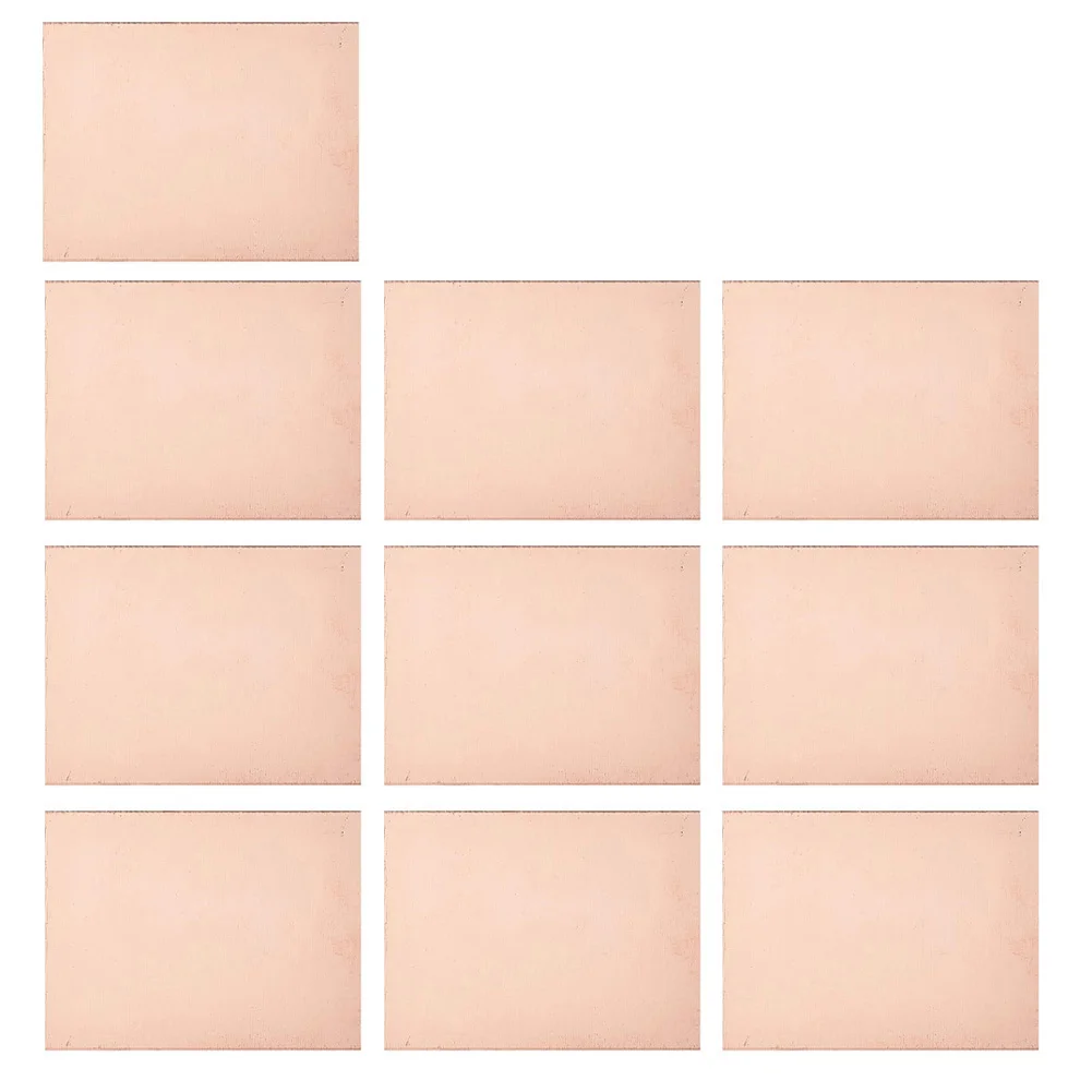 Set Of 10 Copper Fo… - image