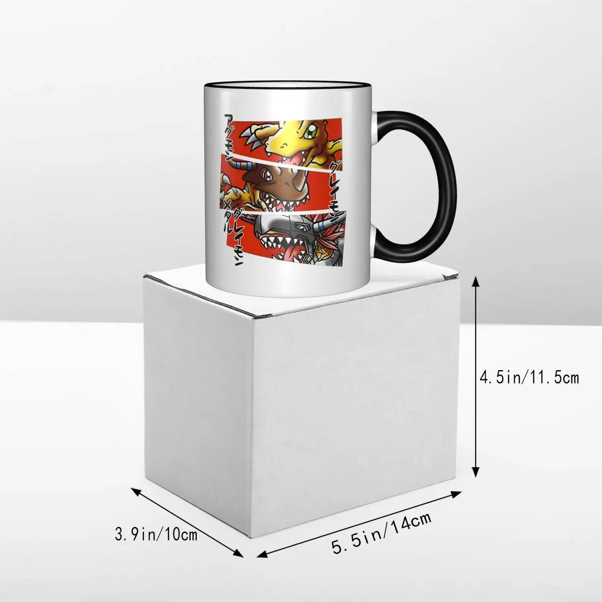 Digimon Monster Novelty Mug Novelty Anime Coffee Cup Gifts For Woman Man 5
