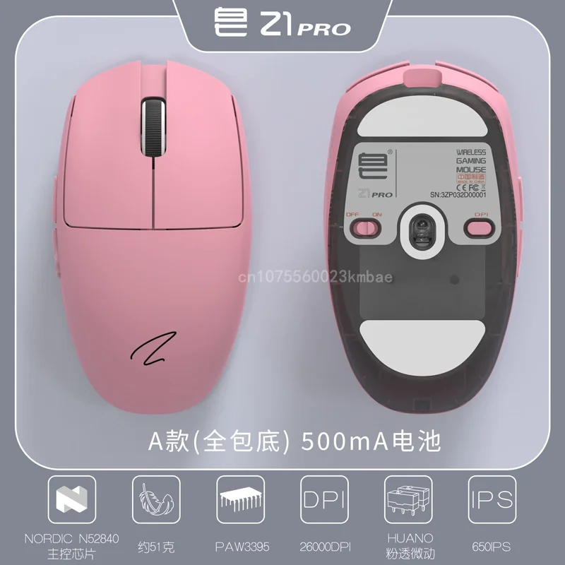 Zaopin Z1 Pro Mouse Dual Mode 2.4g Wireless Gaming Mouse 4k Receiver Nordic 52840 Chip Micro Rgb Mice For Windows Office Gifts