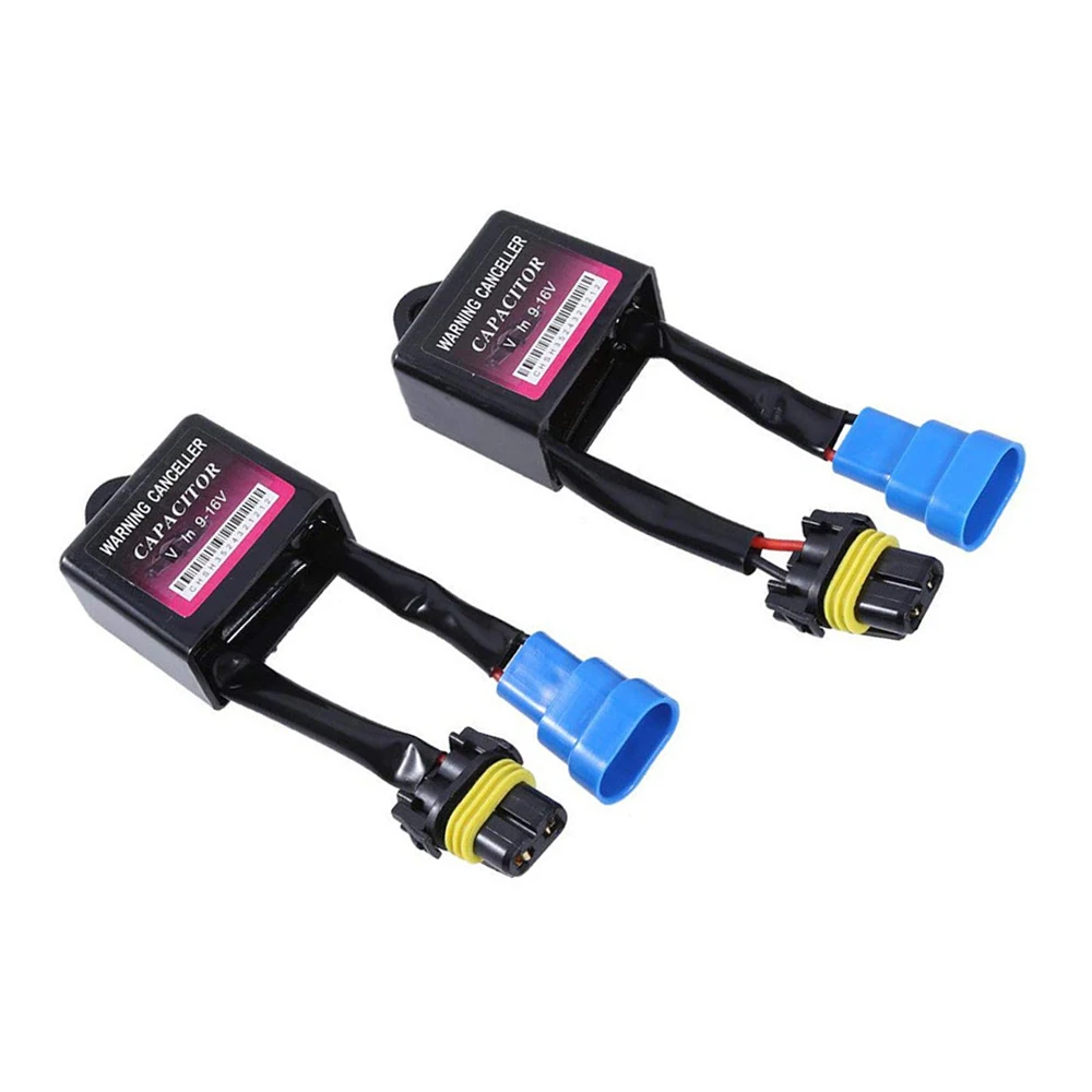 1 Pair Xenon HID Kit Anti-flicker Error Warning Canceller for H1 H3 H4 H7 H8 H9 H10 H11 9005 9006 Capacitors Computer Decoder