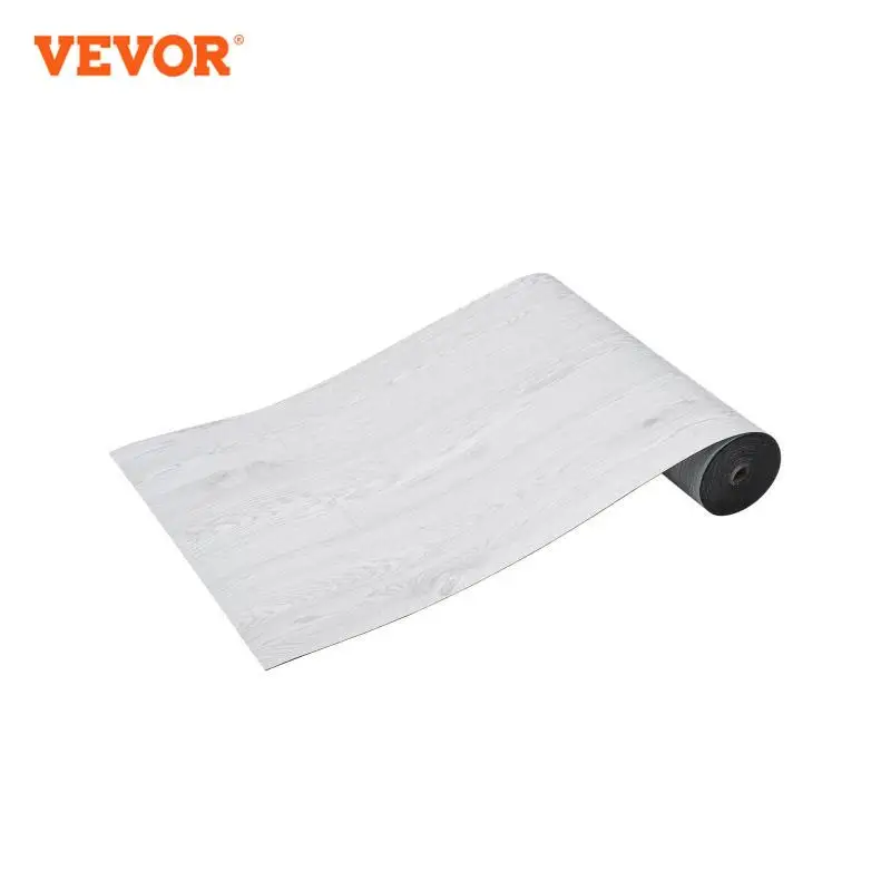 

VEVOR Self Adhesive Vinyl Floor Tiles 1.5mm Thick Peel & Stick Light Wood Grain DIY Flooring for Kitchen Dining Room Bedroom