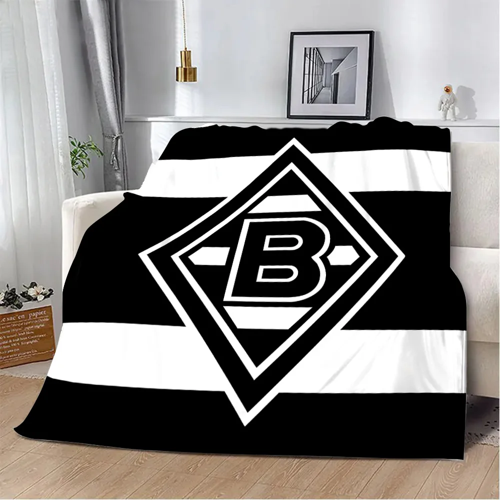 Brand Printed Face BorussiaS M-Monchengladbach Picnic Blankets Warm Blanket Soft and Comfortable Home Travel Birthday Gift