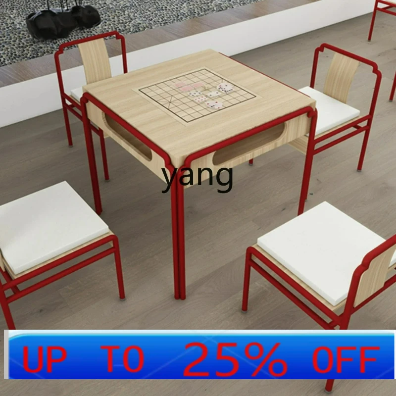 LTT new Chinese chess table and chair combination Go double-sided chessboard dual-purpose training table