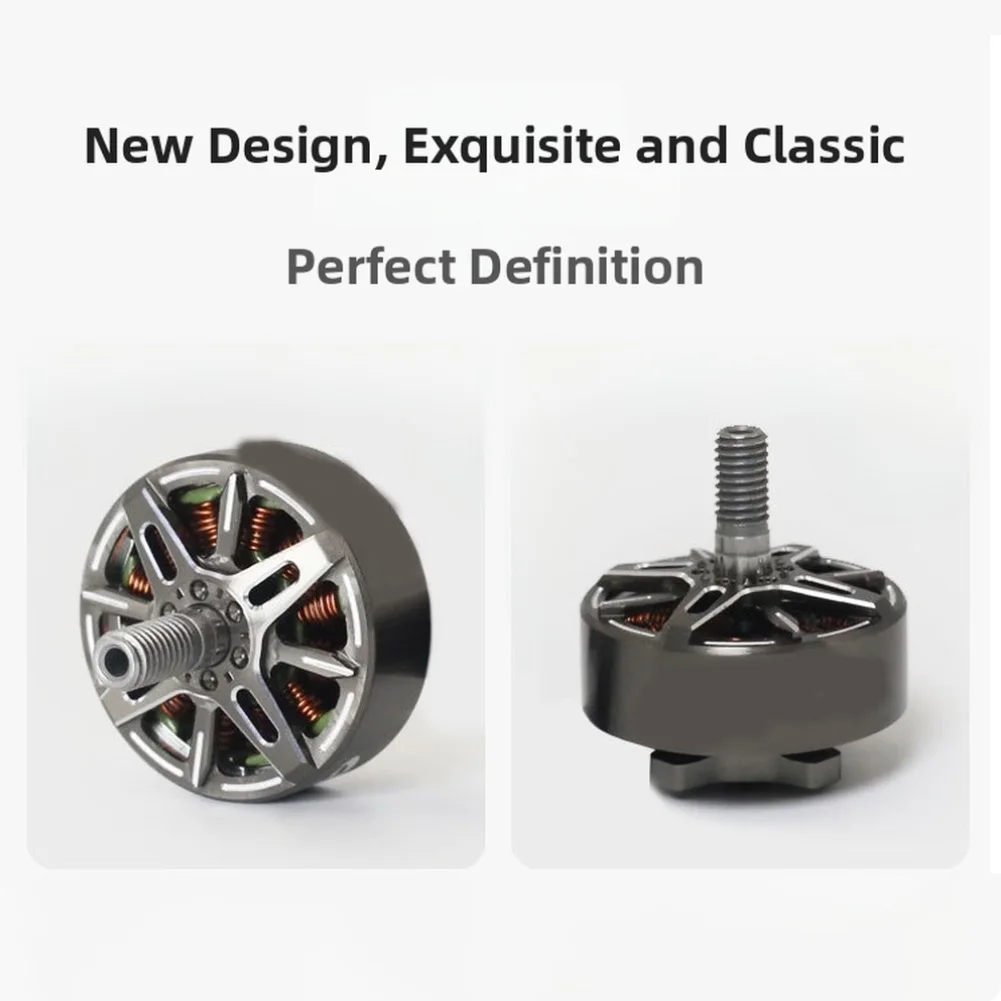 2550KV Motor Optimized for FPV Racing Applications on Drones with For 65mm or 75mm Mounting Patterns and For 1S Voltage Range