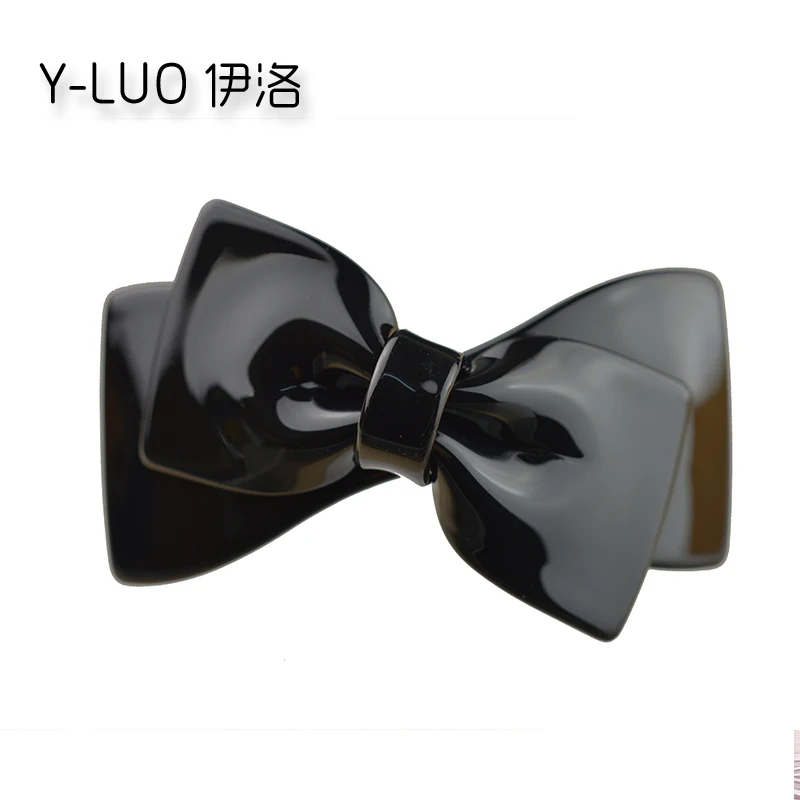 Women Headwear Middle Size Cute Hair Clip Vintage Hair Barrette Fashion Bow Hair Accessories For Women