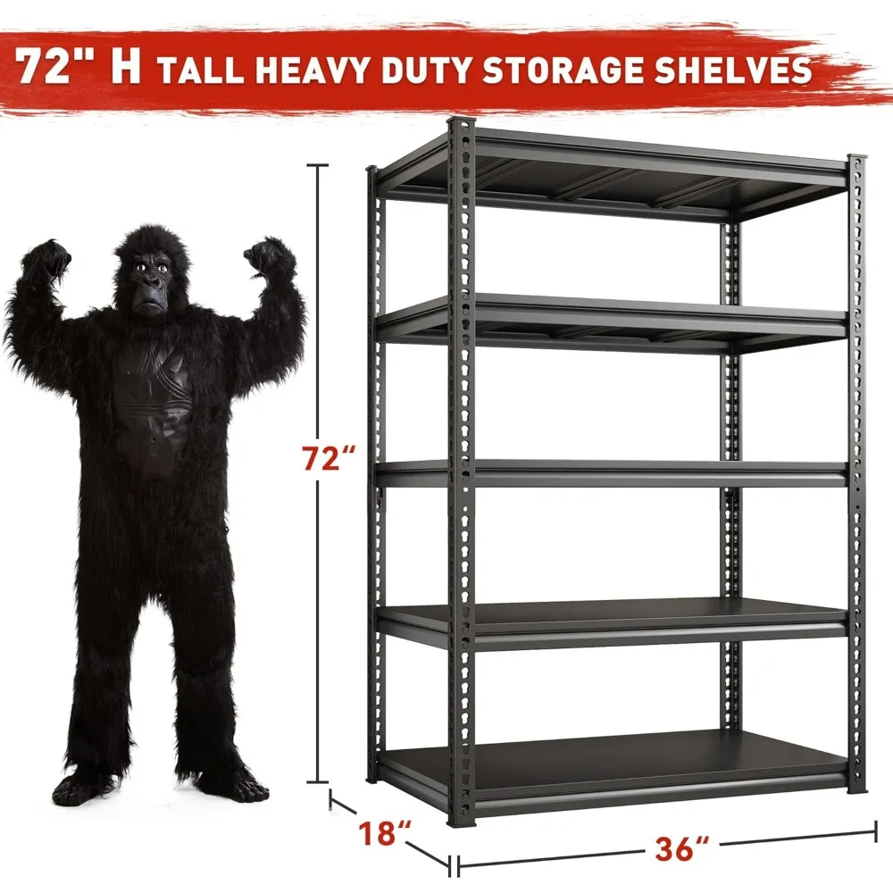REIBII Garage Shelving 72