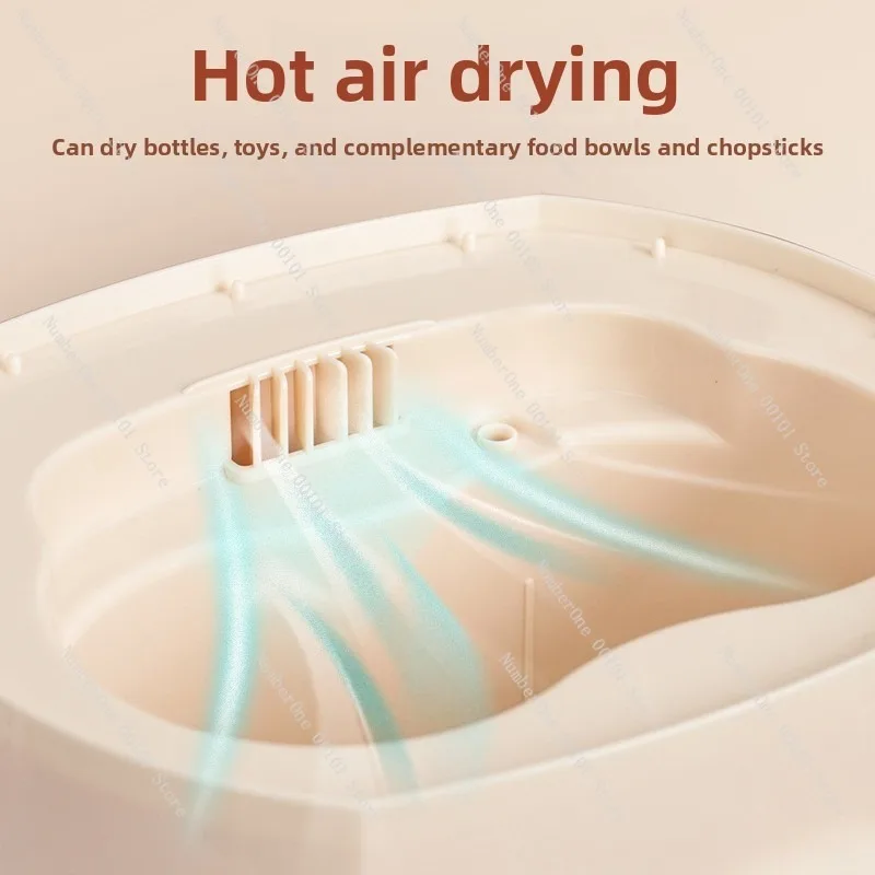 Baby Bottle Sterilizer and Dryer Combo, Two-in-One Milk Warming and Heating Appliance for Household Baby Care view 4