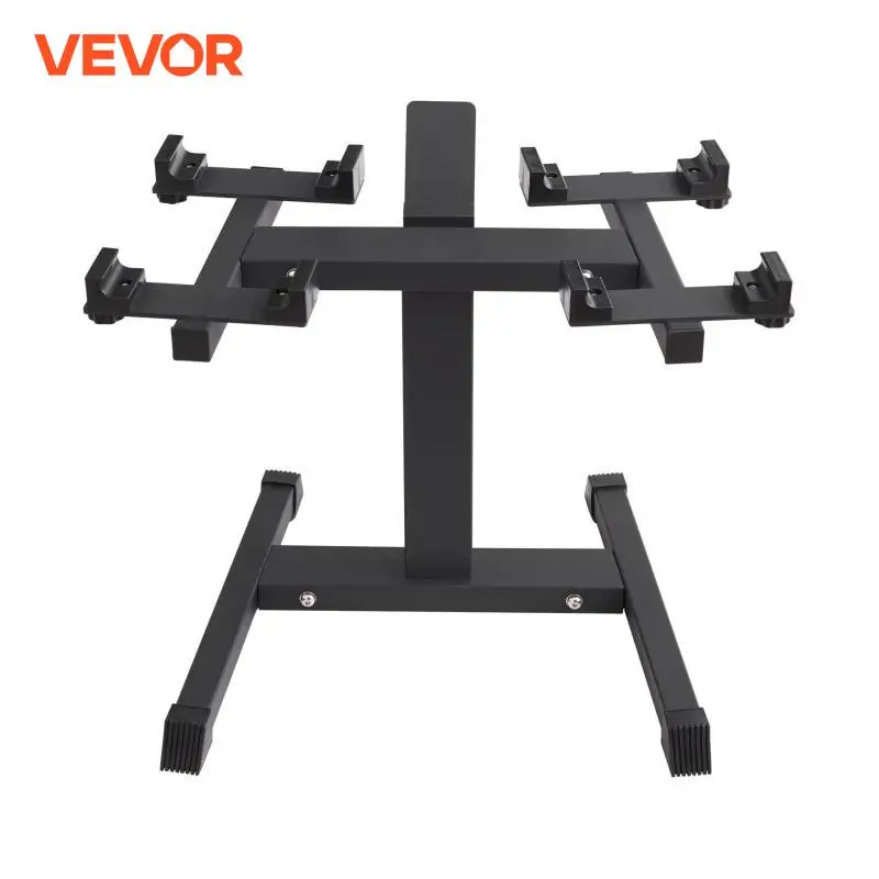 Adjustable Dumbbell Stand Home Fitness Rack and Stand with Media Rack Safe and Convenient Perfect for Home Gym Strength Training