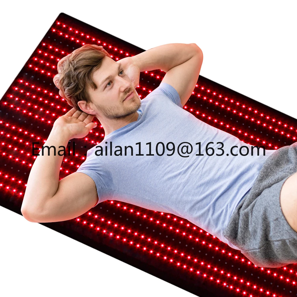 

660nm 850nm Large Red Light Therapy Mat Dual Wavelength Led Red Light Infrared Blanket For Pain Relief