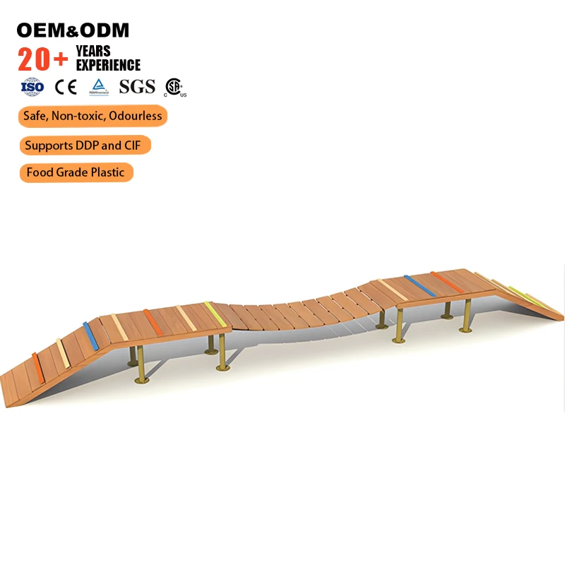 Wholesale Safe Non Toxic Wear Resistant Outdoor Playground Dog Agility Ramp For Backyard Pet Playground Home Training Area