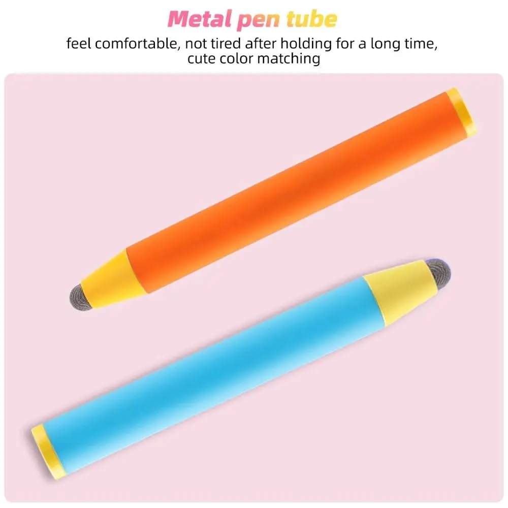 New Universal Kids Stylus Pen Rubber Tip Silicone Touch Screen Pen Replaceable High Precision Tablet Capacitive Touch Pencil