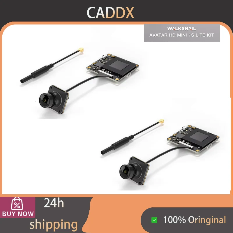 New Avatar Mini 1S Lite HD VTX Image Transmitter, Compact Lightweight 7.8g Total Weight, Portable FPV Video Transmitter for 65mm