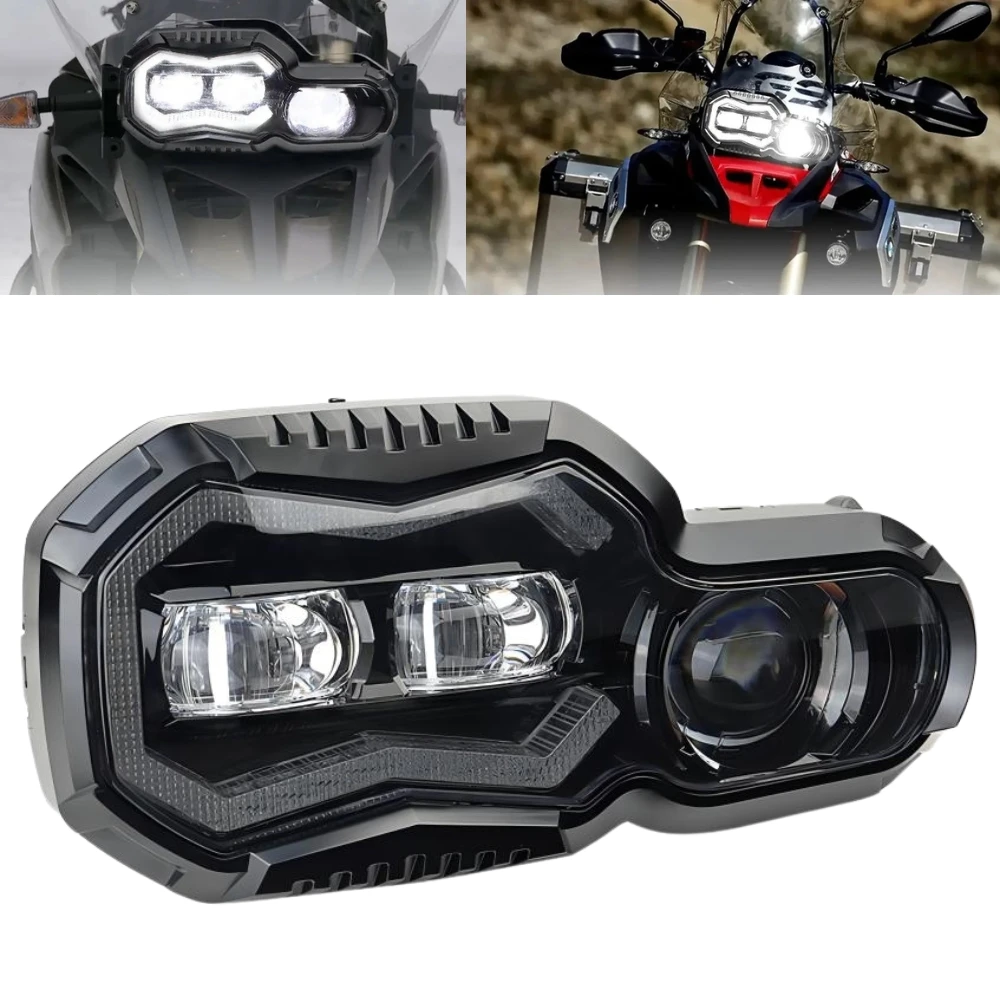 

TIYPEOR New Generation LED Brighter Headlight E-Mark IP67Waterproof For BMW F800GS F800R F650 700 800GS ADV Adventure Complete