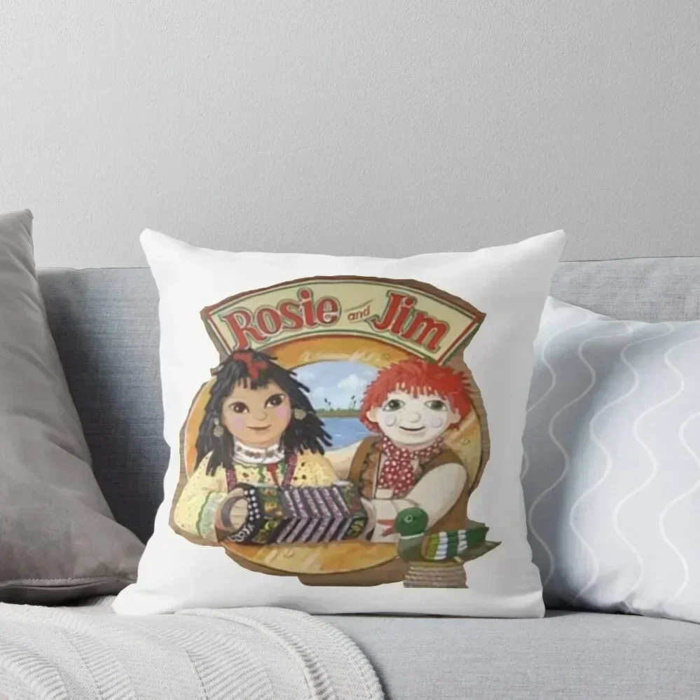 Rosie and Jim Vintage Childrens TV Throw Pillow Sofa Cushion Decorative Cushion Cover pillow