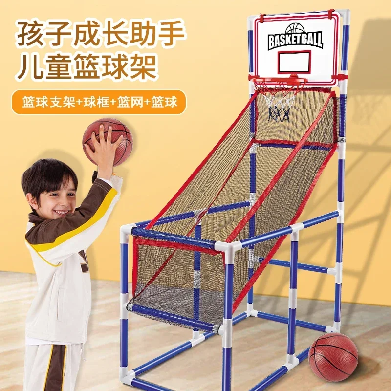 Basketball Stand Children's Shot Counter Kindergarten Basketball Hoop Basket Support Toys Indoor Home Mute Sports