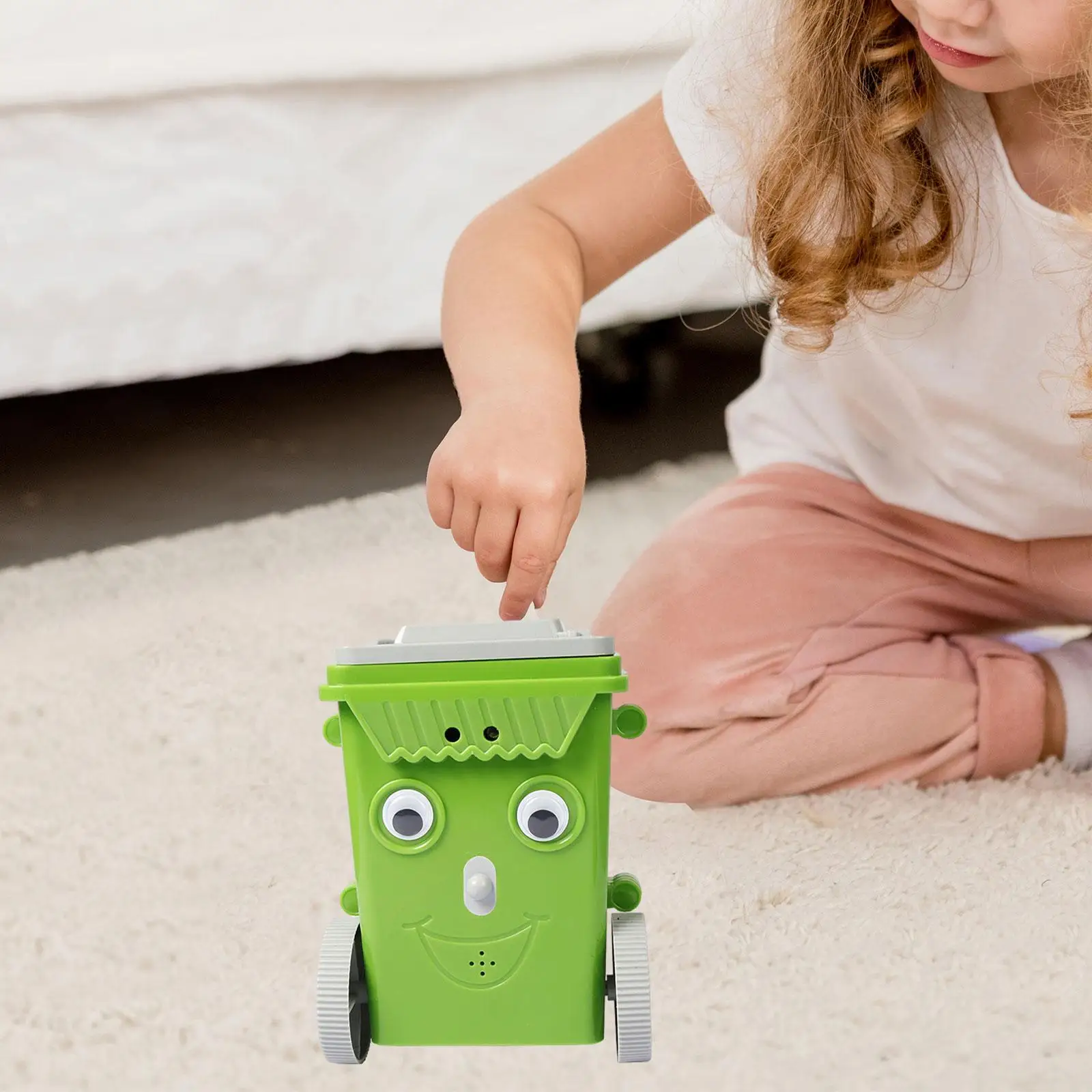 Pequeño robot aspirador de juguete, kits de proyecto de ensamblaje divertidos para regalo de Navidad