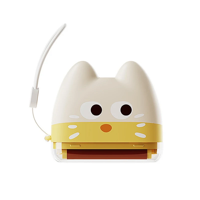 1PC Cute Cartoon Dual-Use Washable Mini Portable Lint Roller 2-in-1 Lint Remover Pet Hair Removal Tool