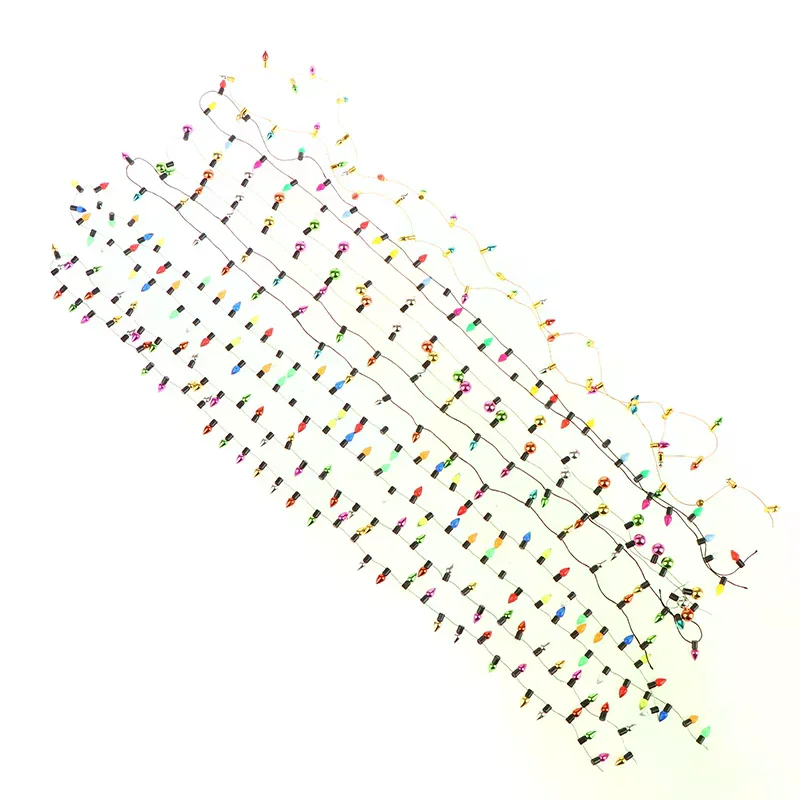 1:12 크리스마스 장식용 인형집 미니어처 미니 가구 액세서리 전구줄