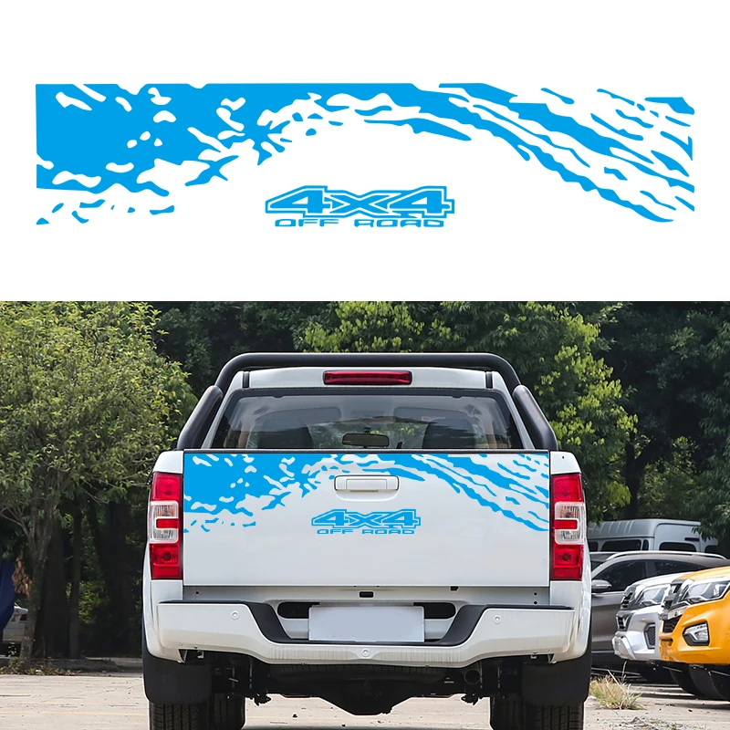 Car Body Sticker 4x4 Off-Road For Pickup Truck Model Backup Car Tail Decoration StickerExterior Accessories